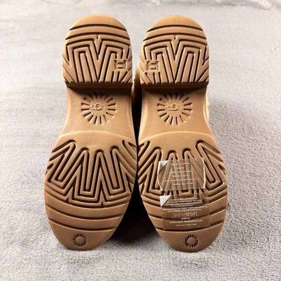 UGG Australia Cedric Chestnut Boots with Shearling Cuff and Buckle - Picture 9 of 11